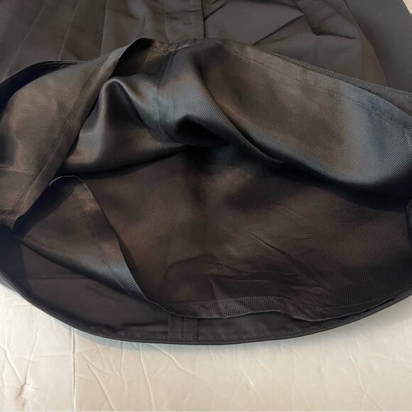 BUI By Barbara Bui Black Academia Minimalist Neutral Skirt NWOT Size M - Picture 7 of 12